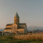 Alaverdi székesegyház távolról Grúziában