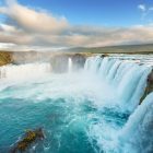 Godafoss - Istenek vízesése - Észak-Izlandon